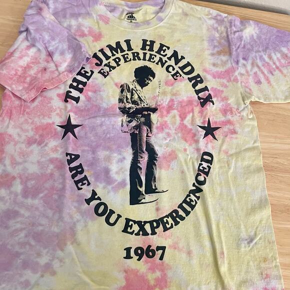 Jimi Hendrix Tie Dye Are You Experienced T Shirt Size M - Picture 1 of 2